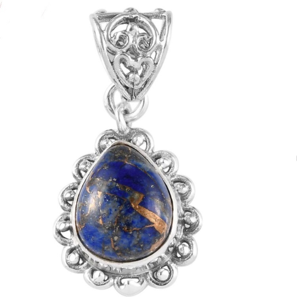 Lapis Sterling Silver Pendant